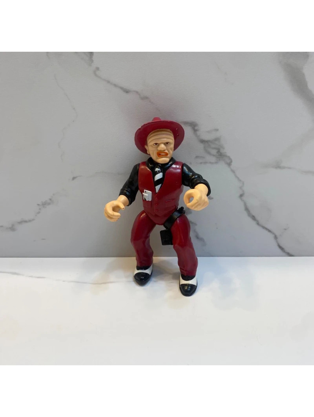 Vintage 1990 Dick Tracy "The Brow" Action Figure from Coppers & Gangsters Series